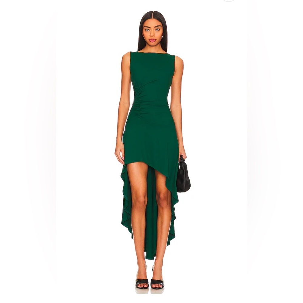 Susana Monaco Emerald High Low Dress